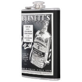 VINTAGE 1940ER-GIN-WERBUNG FLACHMANN (Links)