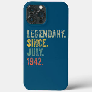 Vintage 1942 80. Geburtstag Legendär seit Juli Case-Mate iPhone Hülle