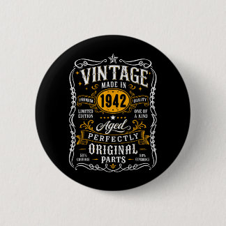 Vintage 1942 85 Jahre 85. Geburtstagsgeschenke für Button