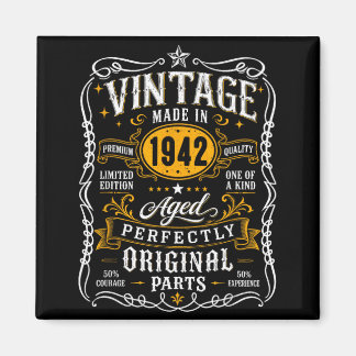 Vintage 1942 85 Jahre 85. Geburtstagsgeschenke für Magnet