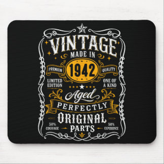 Vintage 1942 85J. 85. Geburtstagsgeschenke für Män Mousepad