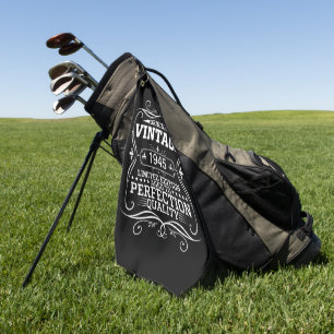 Vintage 1945 80. Geburtstag Aufgehoben Zum Perfekt Golfhandtuch