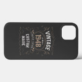Vintage 1948 Limited Edition Custom made T-Shirt Case-Mate iPhone Hülle (Rückseite (Horizontal))