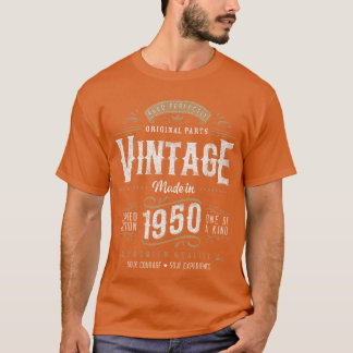 Vintage 1950 75. Geburtstagsgeschenke Frauen Männe T-Shirt