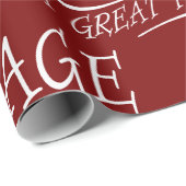 Vintage 1950 A Great Year Geschenkpapier (Rolleneckpunkt)