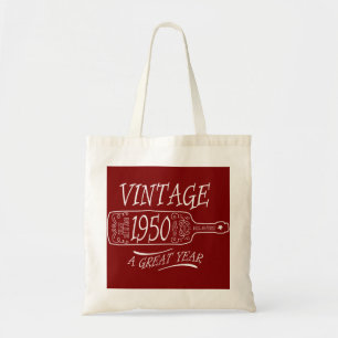 Vintage 1950 Ein großartiges Jahr Tragetasche