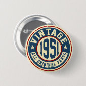 Vintage 1951 alle Vorlagen-Teile Button (Vorne & Hinten)