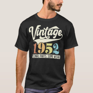 Vintage 1952 Originalteile einige tragen Retro 71s T-Shirt