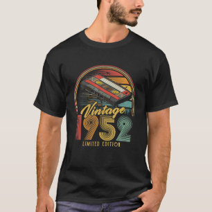 Vintage 1952 Retro-Kassette 1952 74. Geburtstag 74 T-Shirt