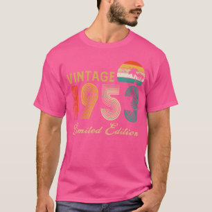 Vintage 1953 limitierte Auflage 70 Jahre alte Gesc T-Shirt