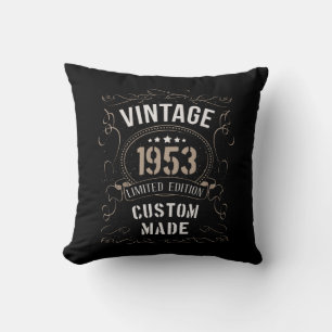 Vintage 1953 Limitierte Auflage Maßanfertigung Kissen