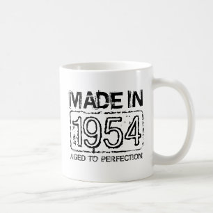 Vintage 1954 gealtert zur Perfektionskaffee-Tasse Kaffeetasse