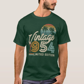 Vintage 1954 Geburtstagsgeschenk 69/70 Jahre T-Shirt