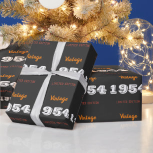 Vintage 1954 Limited Edition Geschenkpapier – 72.