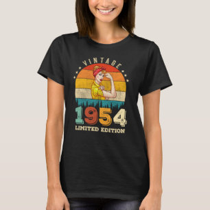 Vintage 1954 Limitierte Auflage Frauen Geburtstag T-Shirt