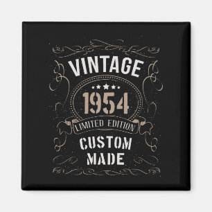 Vintage 1954 limitierte Auflage Sonderanfertigung Magnet