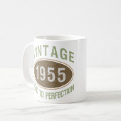Vintage 1955 70. Geburtstag Kaffeetasse (Vorderseite Links)