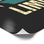 Vintage 1955 Retro 70th Birthday Gift Idea Poster (Ecke)