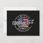 Vintage 1955 Stempel 71. Geburtstagsgeschenk Männe (Rückseite)