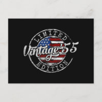 Vintage 1955 Stempel 71. Geburtstagsgeschenk Männe