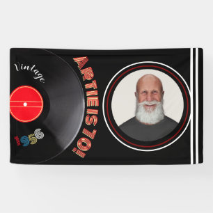 Vintage 1956 70. Geburtstag Retro-Vinyl-Foto Banner