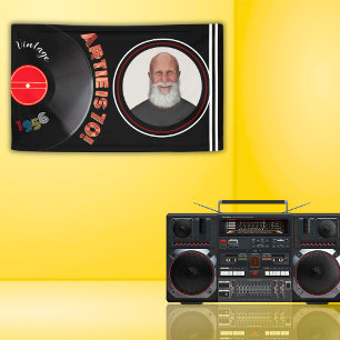 Vintage 1956 70. Geburtstag Retro-Vinyl-Foto Banner