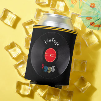 Vintage 1956 Record 70th Birthday Retro Stripe  Dosenkühler