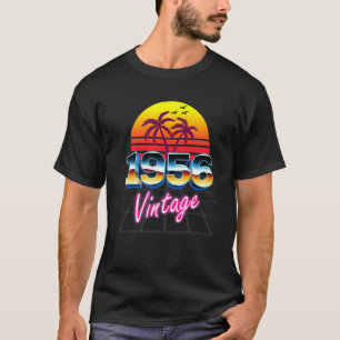 Vintage 1956 Retro 80er Stil 65. Geburtstag Männer T-Shirt