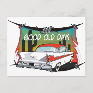 Vintage 1957 Plymouth Postkarte
