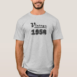 Vintage 1958 Glücklicher 60. Geburtstag Geschenk T-Shirt