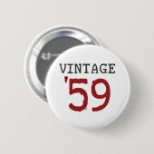 Vintage 1959 button (Vorne & Hinten)