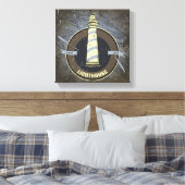 Vintage 1960 leinwanddruck (Insitu (Schlafzimmer))