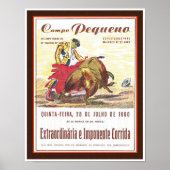 VINTAGE 1960-Mcm-BULLFIGHT-ANMELDUNG Poster (Vorne)