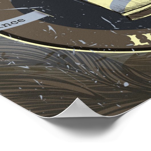 Vintage 1960 poster (Ecke)