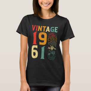 Vintage 1961 61 Jahre alter Geburtstag Camping Wan T-Shirt