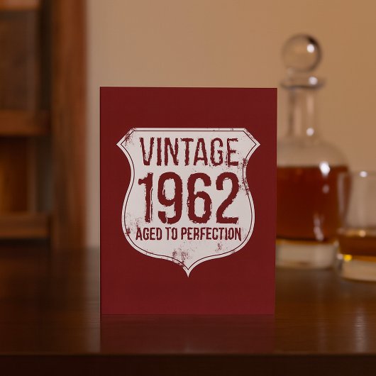 Vintage 1962 Aged To Perfection Einladung