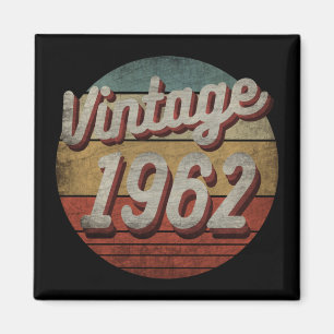 VINTAGE 1962 GEBURTSTAGSGESCHENK FÜR MÄNNER FRAUEN MAGNET