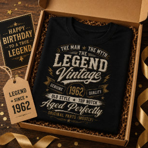 Vintage 1962 Perfekt gealtert zum 64. Geburtstag T-Shirt