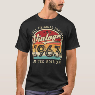 Vintage 1963 limitierte Auflage 59 Jahre alt 59. G T-Shirt