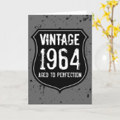 Vintage 1964 alterten zu den karte (Gelbe Blume)