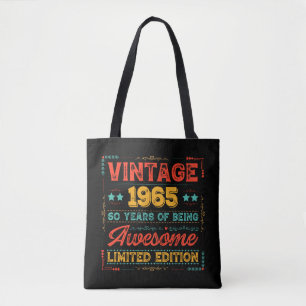 Vintage 1965 Hergestellt 1965 60. Geburtstag 60 Ja Tasche