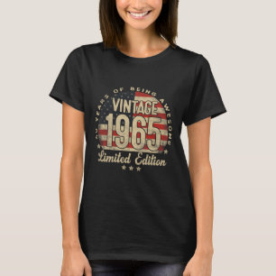 Vintage 1965 Limited Edition 60 Jahre alte Geschen T-Shirt