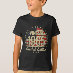 Vintage 1965 limitierte Auflage 60 Jahre alte Gesc T-Shirt