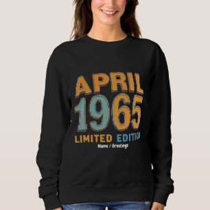 Vintage 1965 limitierte Auflage zum 60. Geburtstag Sweatshirt