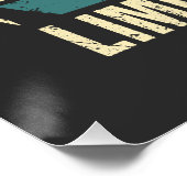 Vintage 1965 Retro 60th Birthday Idea Poster (Ecke)