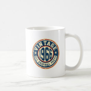 Vintage 1966 alle Vorlagen-Teile Kaffeetasse