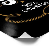 Vintage 1966 Birthday Aged To Perfection 60th  Poster (Ecke)