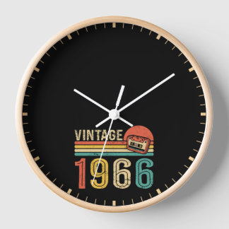 Vintage 1966 Geburtstags-Musik-Kassettenband Bday Uhr