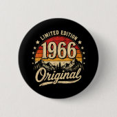 Vintage 1966 limitierte Auflage Original Button (Vorderseite)