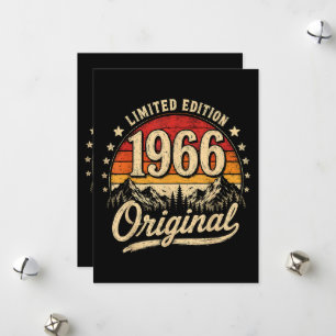 Vintage 1966 limitierte Auflage Original Feiertagskarte